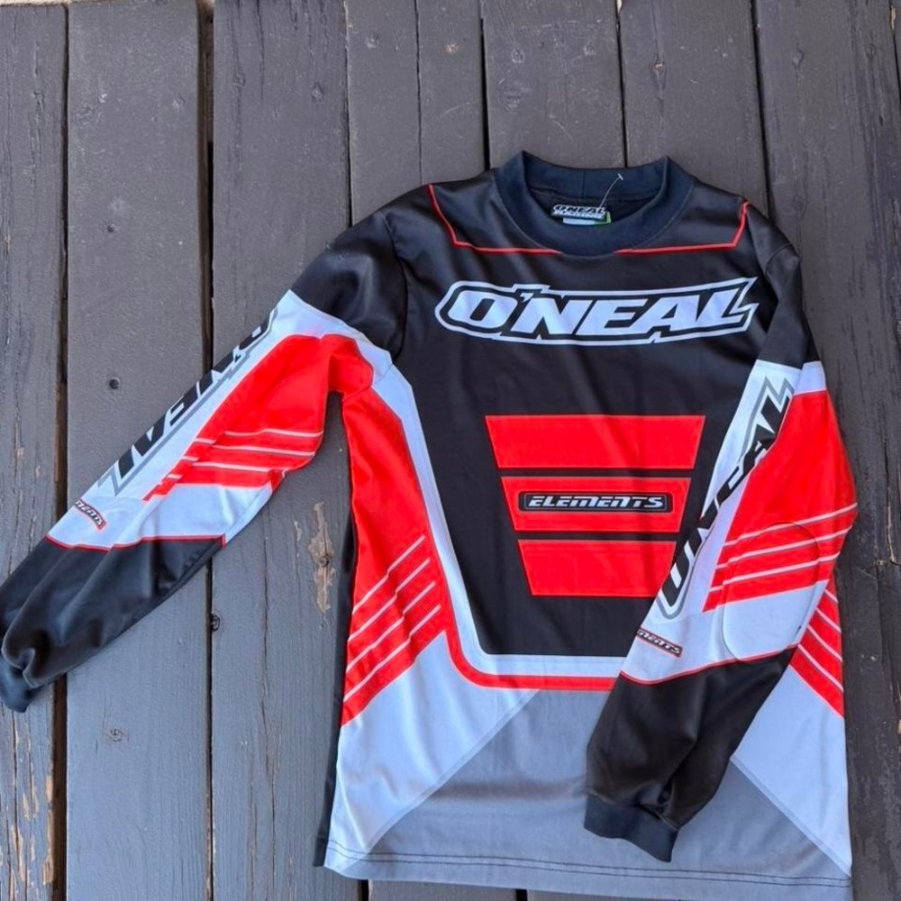 O'Neal black and red motocross jersey